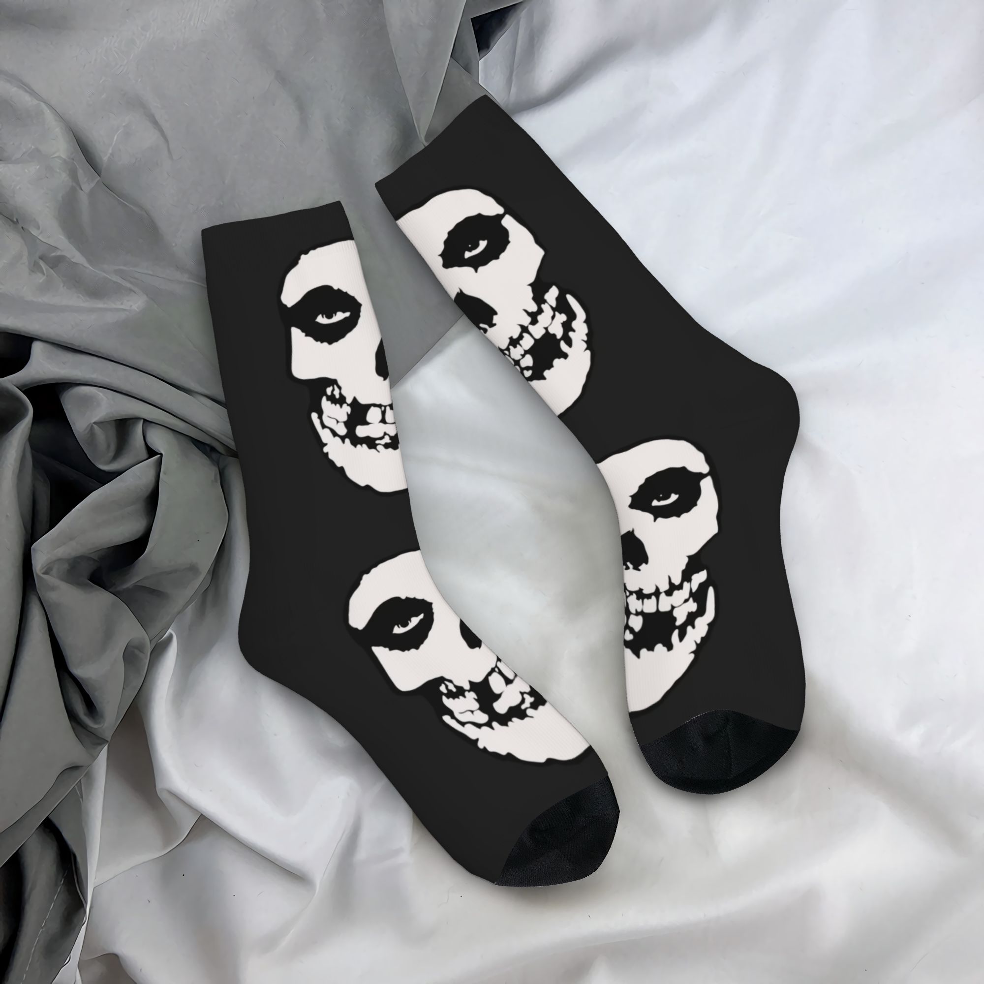 Dress Sock Men - 커스텀 미스피팅 미스핏츠 해골 로고 남성용