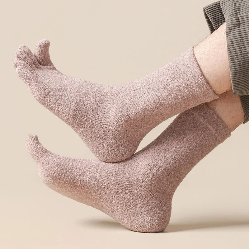 6/12켤레, 두툼한 소재의 발가락 분리형 양말, 남성 - Thermal Sock Winter 리뷰 및 가격