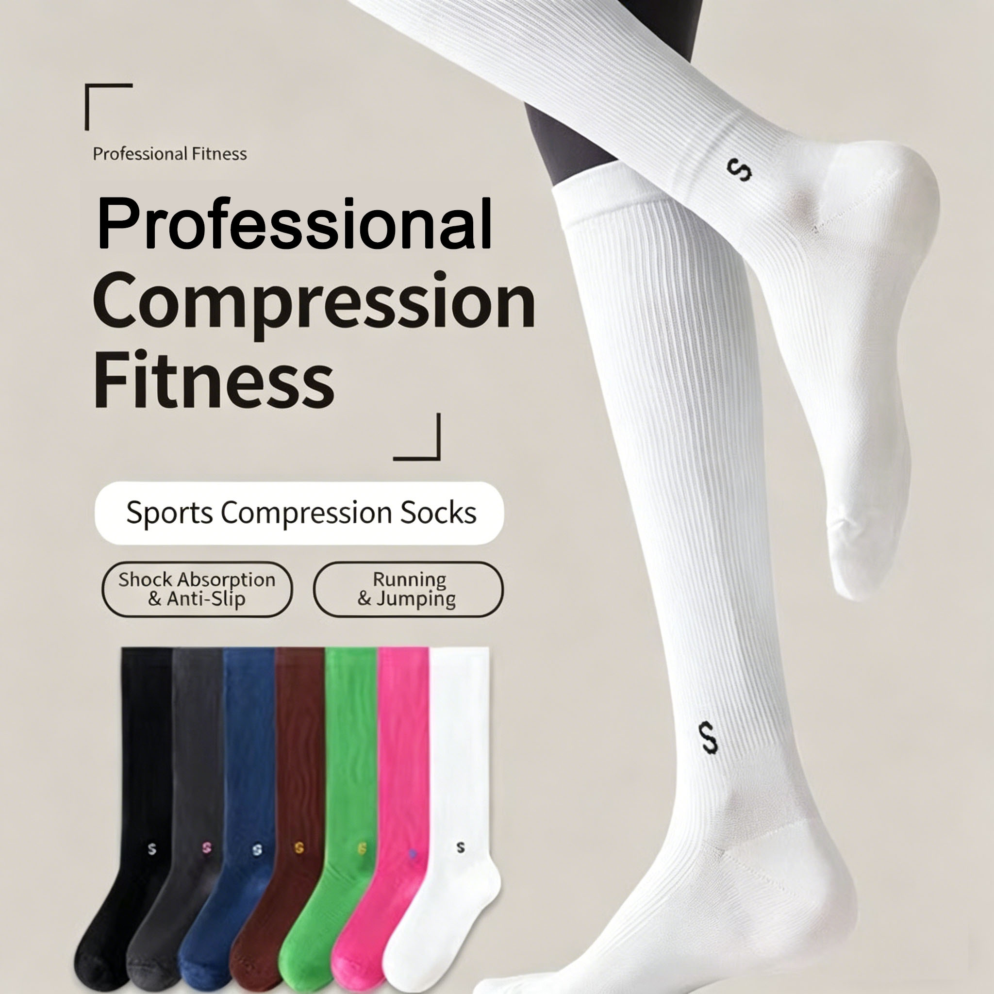 여성용 전문 스포츠 압박 종아리 양말, 러닝, 줄넘기, - Compression Sock Medical 리뷰 및 가격