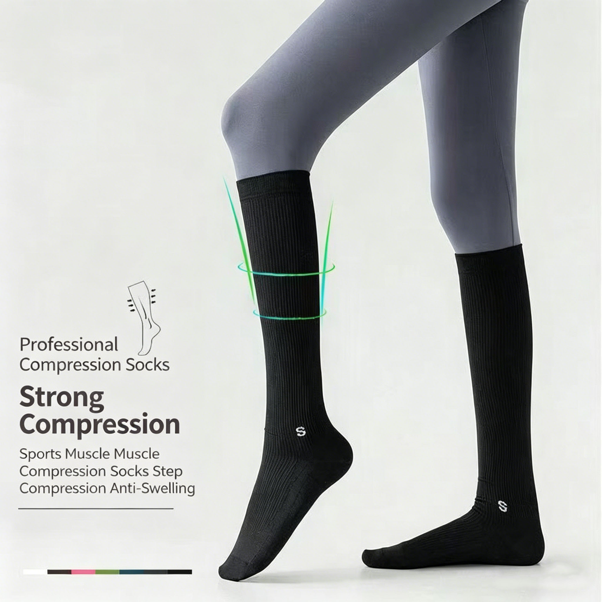여성용 전문 스포츠 압박 종아리 양말, 러닝, 줄넘기, - Compression Sock Medical 리뷰 및 가격