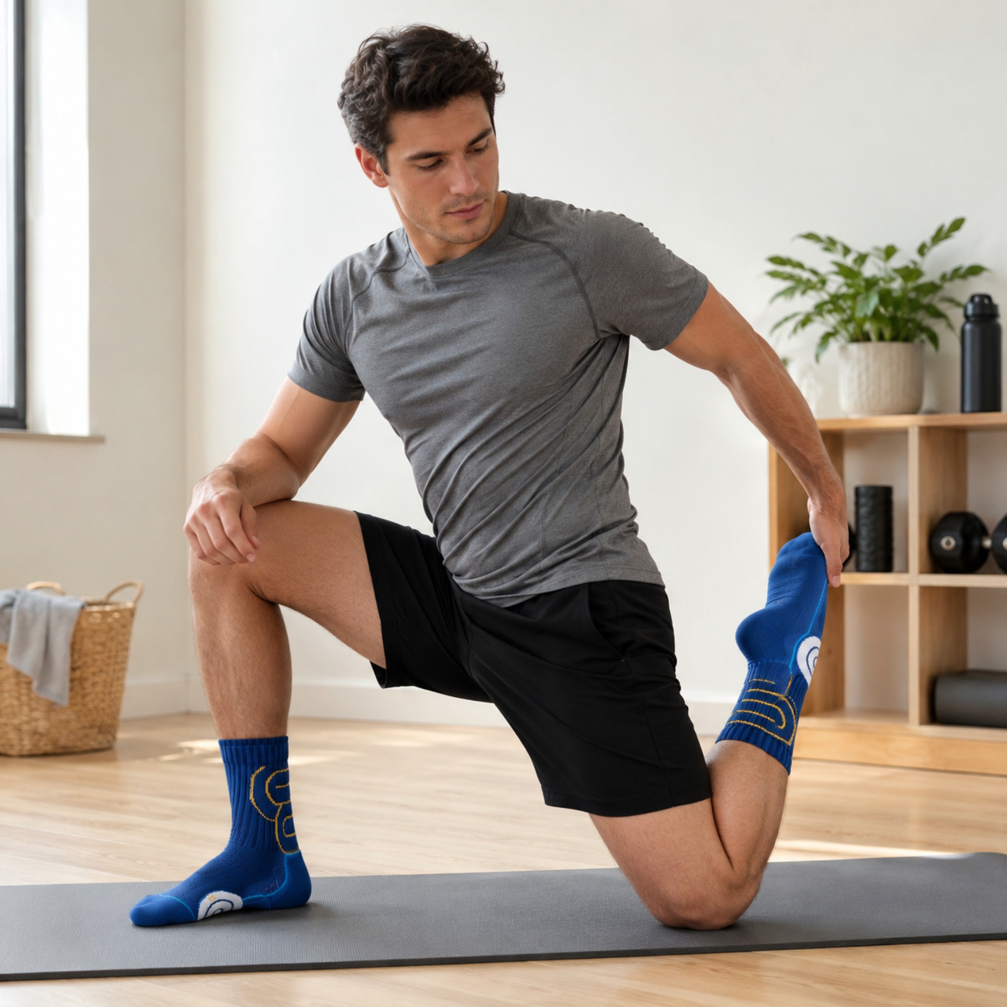 1/2 쌍 남성용 마라톤 러닝 양말 가을 겨울 쿠션형  - Athletic Sock Cushion 리뷰 및 가격