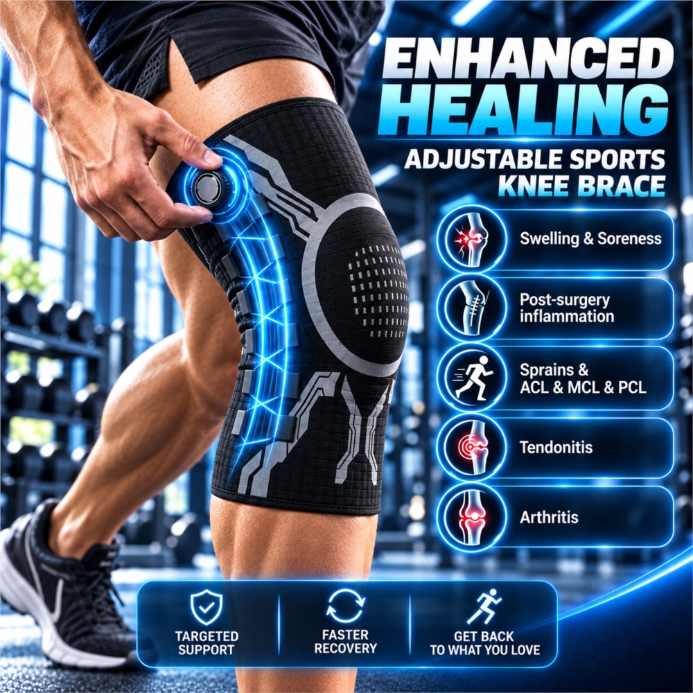 조절 가능한 스마트 노브형 무릎 보호대, 측면 안정화  - Compression Sleeve Calf 리뷰 및 가격