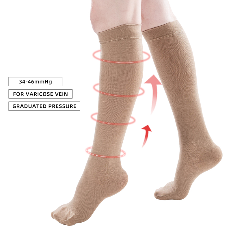 발가락이 막힌 의료용 압박 스타킹 34-46mmHg 정 - Compression Sock Medical 리뷰 및 가격