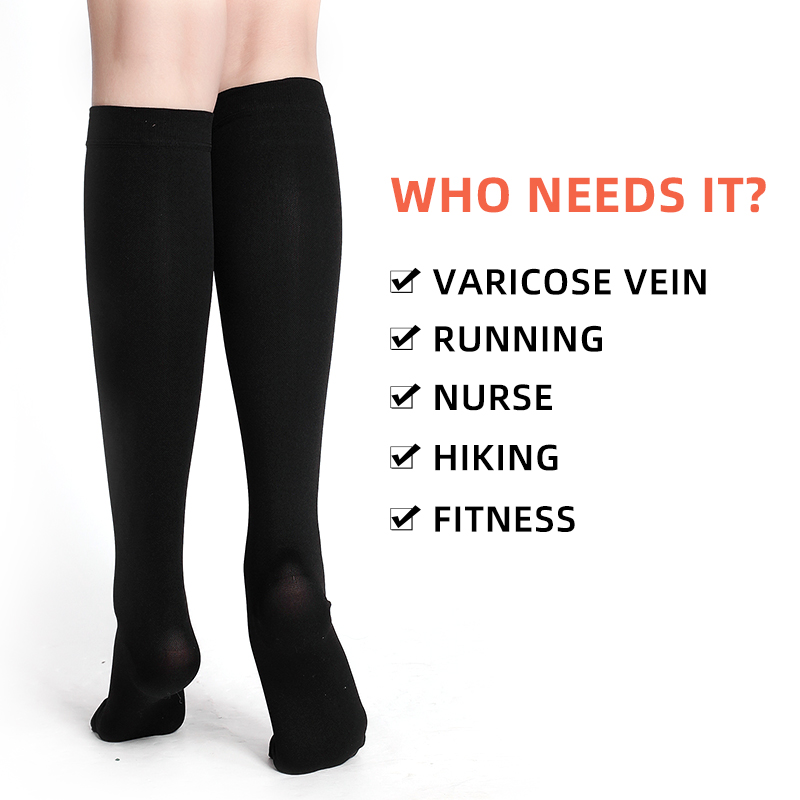 발가락이 막힌 의료용 압박 스타킹 34-46mmHg 정 - Compression Sock Medical 리뷰 및 가격