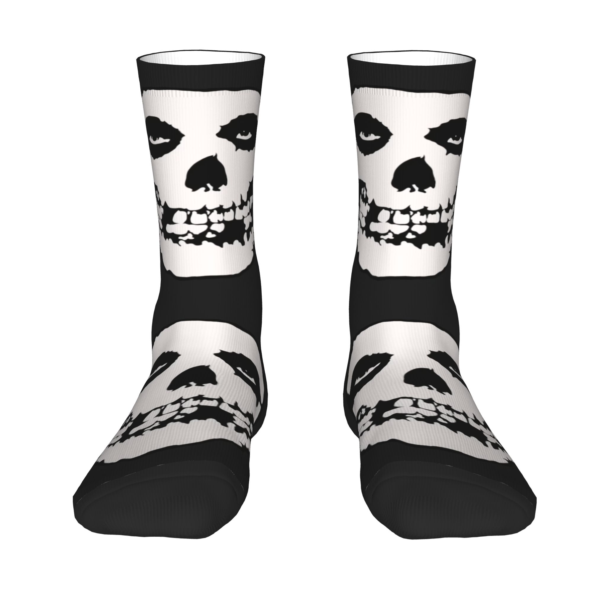 커스텀 미스피팅 미스핏츠 해골 로고 남성용 크루 양말  - Dress Sock Men 리뷰 및 가격