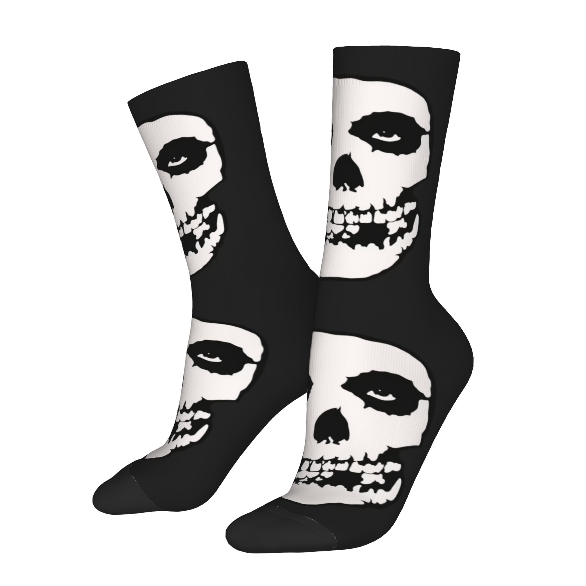 커스텀 미스피팅 미스핏츠 해골 로고 남성용 크루 양말  - Dress Sock Men 리뷰 및 가격
