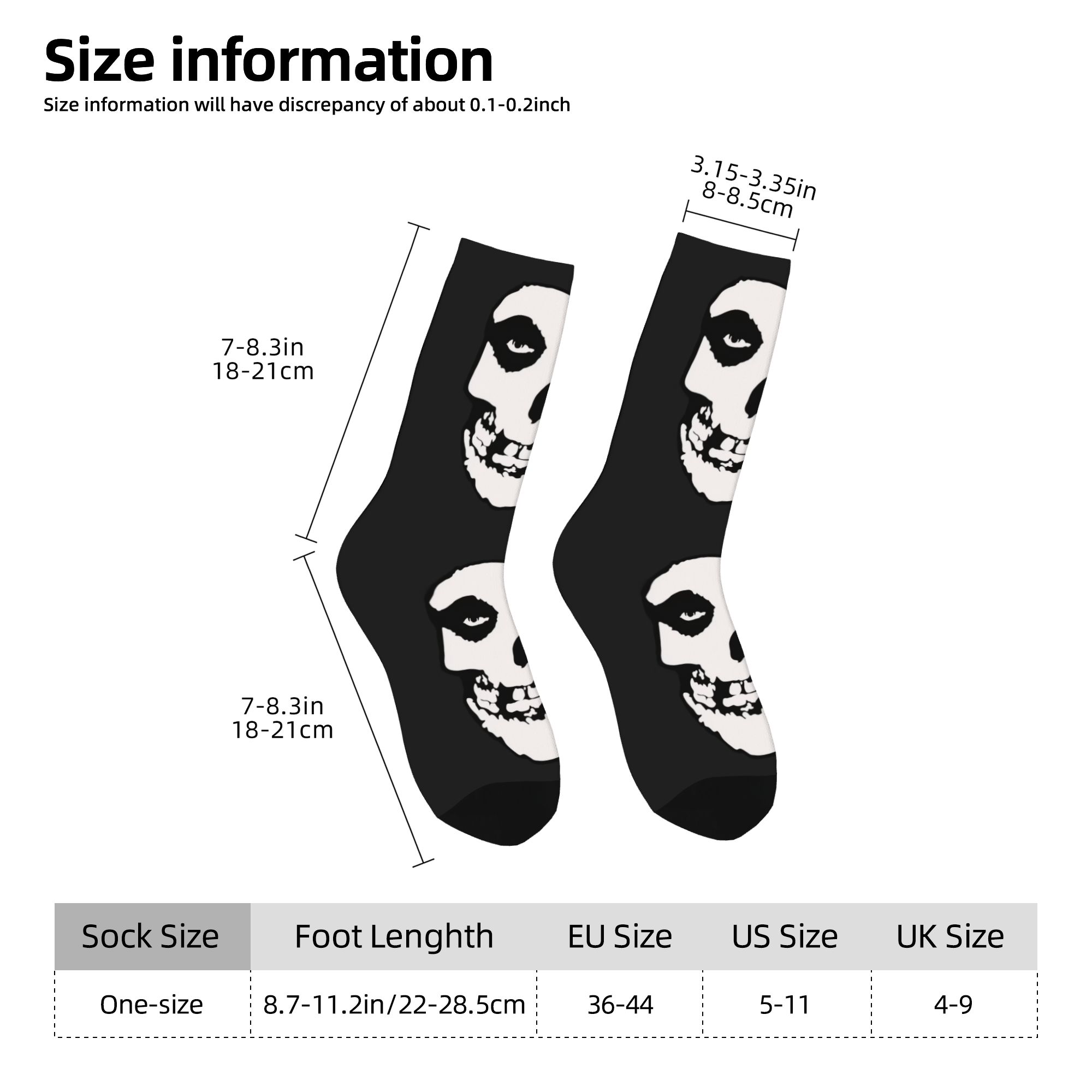 커스텀 미스피팅 미스핏츠 해골 로고 남성용 크루 양말  - Dress Sock Men 리뷰 및 가격