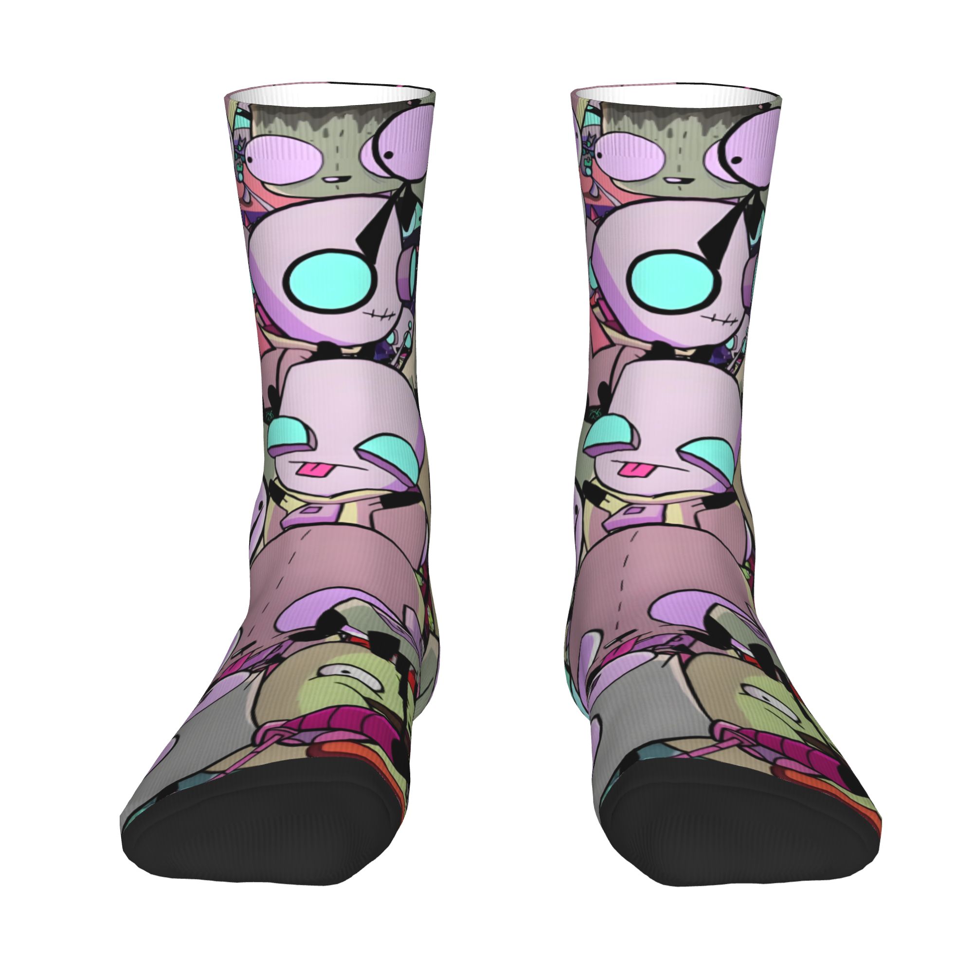 커스텀 I-Invader Z-Zim 만화 남녀 공용 크 - Dress Sock Men 리뷰 및 가격